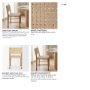 71180 - Brinley Curved Back Dining Side Chair | Brown Wood