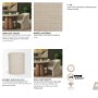 71194 - Curtis Barrel Back Dining Arm Chair | Cream Fabric w/ Tapered Wood