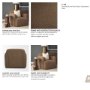 71198 - Saga Textured Brown Plush Fabric Upholstered Chair