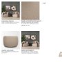 71200 - Kornelia Textured Mushroom Fabric Barrel Accent Chair