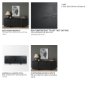 71207 - Rowan Black Oak Wood Closed 4 Door Sideboard