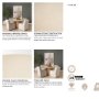 71216-AB - Marbrello 60" Round Dining Table | Boticcino Marble & Light Brown Wood | Seats 6