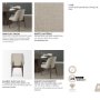 71246 - Abbie Curved Back Dining Side Chair | Oatmeal w/ Dark Brown Wood