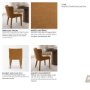 71254 - Nolan Wingback Dining Side Chair | Rust Chenille w/ Tapered Wood