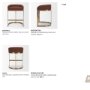 71262 - Hollyfield Burgundy Fabric Seat Gold Metal Base Counter Stool