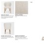 71265 - Niles Wingback Dining Side Chair | Cream Fabric w/ Med Brown Wooden