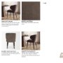 71268 - Niles Wingback Dining Side Chair | Brown Fabric w/ Dark Brown Wooden