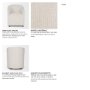 71271 - Sondra Barrel Back Dining Arm Chair | Cream Fabric w/ Wood