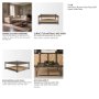 71278 - Bondi 42" Dark Brown Wood w/ Paper Rope Shelf Square Coffee Table
