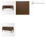 71290 - Trellyn Dark Brown Solid Wood Carved Woven Desk
