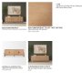 71293 - Trellyn Light Brown Solid Wood 4-Door Sideboard with Carved Woven Doors