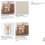 71318 - Soho Open Back Dining Side Chair | Cream Fabric w/ Light Brown Wood