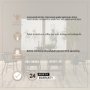 71351-AB - Rooke 124"L x 42"W Rectangular Extendable Dining Table | Modern | Brown Wood | Seats 10