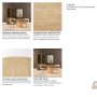 71360-AB - Torreno 42" Round Pedestal Dining Table | Travertine & Wood | Seats 4