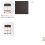 71422 - Hollyfield II Charcoal-Brown Leather Seat Gold Metal Base Counter Stool