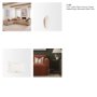 71464 - Levon 13x21 Lumbar Plush Cream w/ Orange Dashed Stripes Decorative Pillow Cover