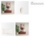 71465 - Levon 14x26 Lumbar Plush Cream w/ Orange Dashed Stripes Decorative Pillow Cover