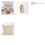 71470-CFD - Lowen 22x22 Square Gold Woven Pillow Cover w/Down Filler