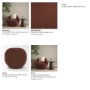 71501 - Hudson Burgundy Fabric Upholstered  Chair