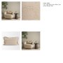 71541-CFNA - Kambal 13x21 Light Beige Cotton Pillow Cover w/Non-Allergen Filler