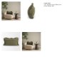71545-CFNA - Kambal 13x21 Evergreen Cotton Pillow Cover w/Non-Allergen Filler