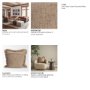 71547 - Kambal 20x20 Sand Cotton Decorative Pillow Cover