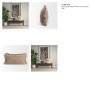 71548-CFD - Kambal 14x26 Sand Cotton Pillow Cover w/Down Filler