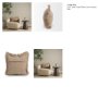 71549-CFD - Kambal 13x21 Sand Cotton Pillow Cover w/Down Filler