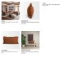 71556 - Kambal 14x26 Copper Rust Cotton Decorative Pillow Cover