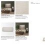 71571 - Saga Cream Fabric 3 Seater Sofa