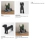71585 - Dash Long Black Metal Dachshund Dog Object
