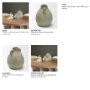 71662 - Cantara Medium Sage Green Ceramic Milk Jug w/ Handles