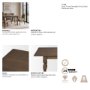 71722 - Angeline 96"L x 48"W Extendable Dining Table | Dark Brown Wood | Seats 8-10