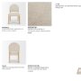 71724 - Martie Rounded Back Dining Side Chair | Oatmeal Fabric w/ Wood