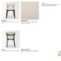 71767 - Cole Open Back Dining Side Chair | Natural Linen w/ Dark Wood