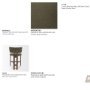 71776 - Soho Curved Open Back Moss 008 Olive Tripod Frame Counter Stool