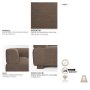 718201-J - Warner Channel 3 Piece Sofa Set w/S Corner Piece