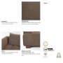 718202-I - Warner Channel 3 Piece Sofa Set w/S Corner Piece w/Back Cushions
