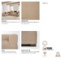 718211-D - Warner Quilt 3 Piece Sofa Set w/Corner Piece