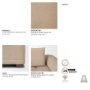 718212-J - Warner Quilt 3 Piece Sofa Set w/S Corner Piece w/Back Cushions