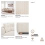718222-G - Warner Stripe 3 Piece Sofa Set w/S Corner Piece w/Back Cushions
