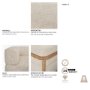 718231-G - Warner Frame 3 Piece Sofa Set w/S Corner Piece