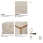 718231-I - Warner Frame 3 Piece Sofa Set w/S Corner Piece