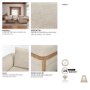 718232-I - Warner Frame 3 Piece Sofa Set w/S Corner Piece w/Back Cushions