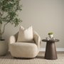 71502 - Hudson Oatmeal Fabric Upholstered Chair