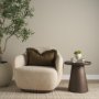 71537-CFNA - Kambal 13x21 Dark Olive Cotton Pillow Cover w/Non-Allergen Filler