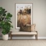 71536-CFD - Kambal 14x26 Dark Olive Cotton Pillow Cover w/Down Filler