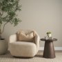 71541-CFD - Kambal 13x21 Light Beige Cotton Pillow Cover w/Down Filler