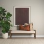 71556-CFD - Kambal 14x26 Copper Rust Cotton Pillow Cover w/Down Filler