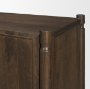 71299 - Phil Dark Brown Wood 2 Door 3 Drawer Closed Sideboard